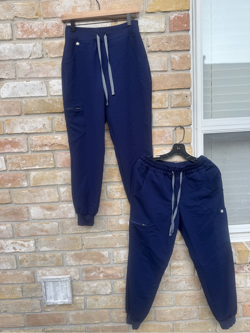FIGS Scrub Jogger Pants Bundle Women’s S/P Navy Blue HW Zamora 2 Pair